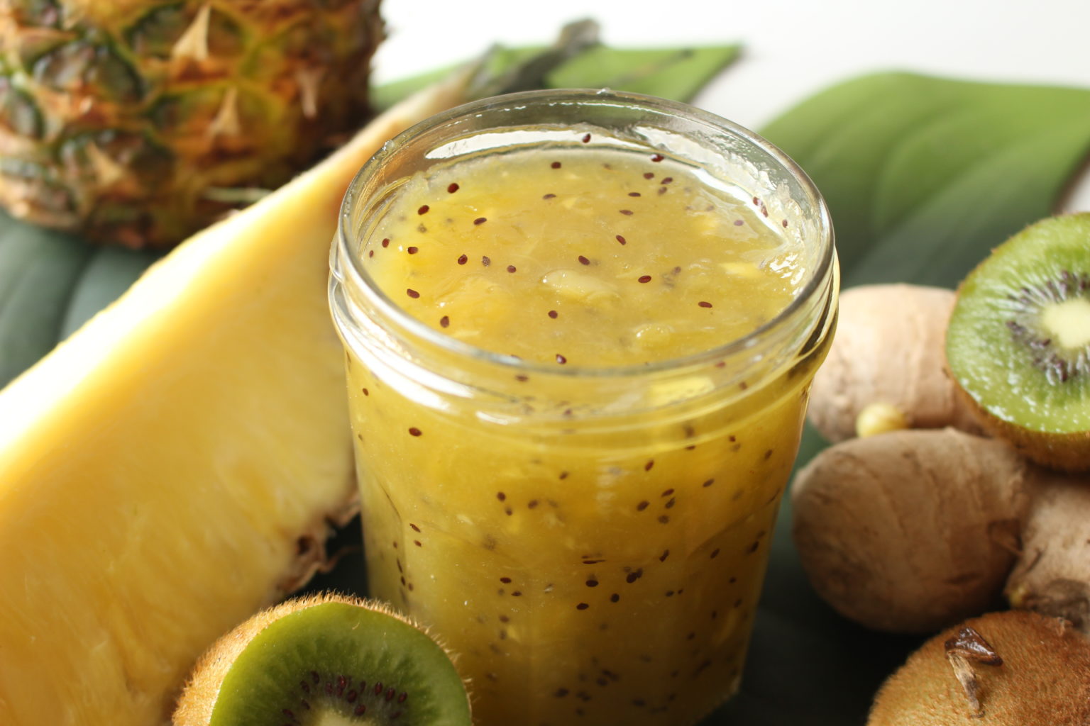 Confiture de kiwis, ananas et gingembre - Spicy Ananas