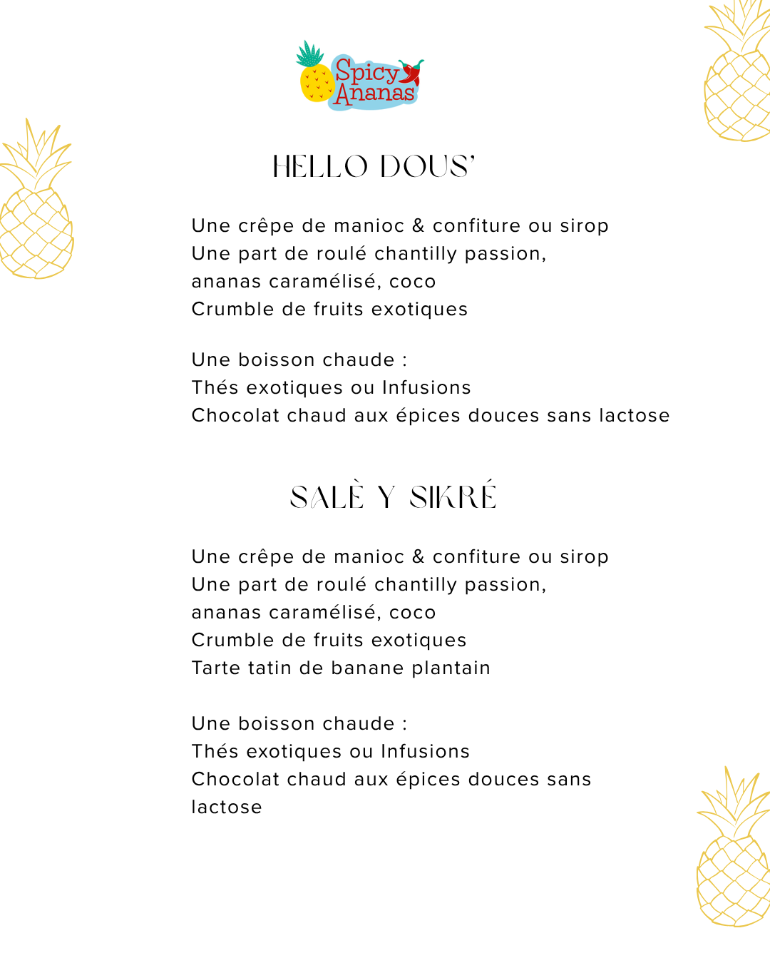 Tea time sans gluten et sans lactose